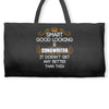 Smart Good Looking Songwriter Doesnt Get Better Than This Weekender Totes