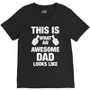 this is what an awesome dad looks like V-Neck Tee