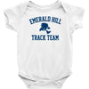 emerald hill track team Baby Bodysuit