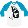 radioactive cat 3/4 Sleeve Shirt