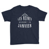 les reines naissent en janvier Youth Tee