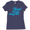 normal people wassy me Ladies Fitted T-Shirt