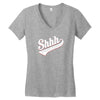 shhh nobody cares Women's V-Neck T-Shirt