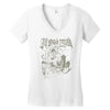 all shall perish bird flu Women's V-Neck T-Shirt
