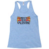 pizza is my valentine 4 Racerback Tank