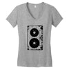 oldschool cassette Women's V-Neck T-Shirt