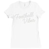 football vibes Ladies Fitted T-Shirt