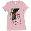 old gamer Ladies Fitted T-Shirt