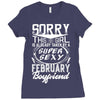This Girl Is Taken By A Super Sexy February Boyfriend Ladies Fitted T-Shirt