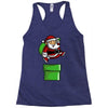 santa jumps Racerback Tank