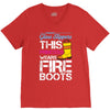 Forget Glass Slippers This Princess Wears Fire Boots V-Neck Tee
