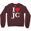 i love jesus christ Crewneck Sweatshirt