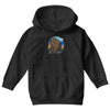polygon bear graphic Youth Hoodie