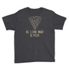 all i care about is pizza Youth Tee