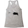 boar hunting Racerback Tank