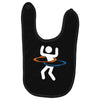 portal hula hooping with portals Baby Bibs