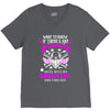 Want To Know If There Is L fe After Death Mess With My Daughter And F V-Neck Tee