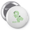 alien believe space sci fi ufo nerd Pin-back button