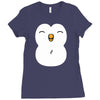 cute penguin Ladies Fitted T-Shirt