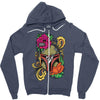 boba flower Zipper Hoodie