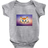 Orange cat Baby Bodysuit