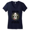 nurse lama Women's V-Neck T-Shirt