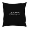 drunk officer Throw Pillow