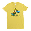 part time job   aquarium Ladies Fitted T-Shirt