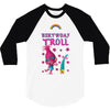 birthday troll 3/4 Sleeve Shirt