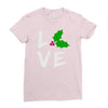 love christmas trending Ladies Fitted T-Shirt