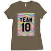 Holographic Team 10 Ladies Fitted T-Shirt