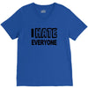 funny t shirt i hate everyone rude tee offensive shirt V-Neck Tee