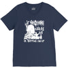 if zombies chase us im tripping you up V-Neck Tee