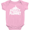 summit or plummet Baby Onesie