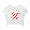 red strong Crop Top