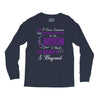 i love someone with pancreatic cancer to the moon &amp; back to infinity Long Sleeve Shirts