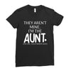 the cool fun and favorite aunt Ladies Fitted T-Shirt