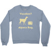 vacation, alpaca bag Crewneck Sweatshirt