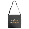 s&rsquo;morse code Adjustable Strap Totes