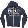 proud autism mom Zipper Hoodie
