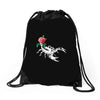 scorpio rose Drawstring Bags