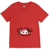 March Peeking Out Baby Girl V-Neck Tee