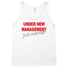 under new management just married mens black wedding present husband t Tank Top