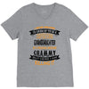 Super Cool Granddaughter Of A Freaking Awesome Grammy V-Neck Tee