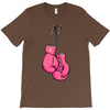 boxing gloves breast cancer T-Shirt
