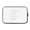 suns out guns out Laptop sleeve