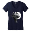 ride the raven Women's V-Neck T-Shirt