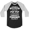 Super Cool Pop Pop Of A Freaking Awesome Granddaughter 3/4 Sleeve Shirt