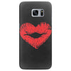 lip print heart Samsung Galaxy S7 Edge