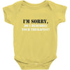 resemble your therapist Baby Onesie
